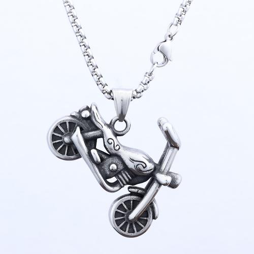 Stainless Steel Pendants, 304 Stainless Steel, Motorcycle, vintage & DIY, original color 