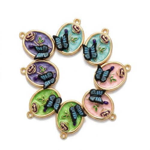 Pendentifs argile de polymère Fimo, avec alliage de zinc, Placage de couleur d'or, DIY & émail, plus de couleurs à choisir Environ 2mm, Vendu par PC[