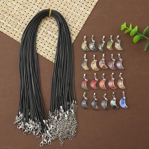 Crystal Jewelry Pendants, Moon, plated, DIY 