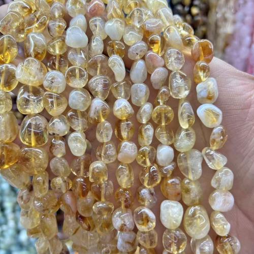 Natural Citrine Beads, Nuggets, DIY, beads size 8-12mm Approx 38 cm 