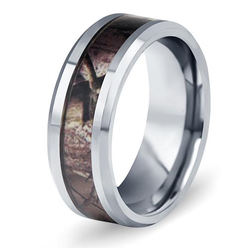 Tungsten Steel Finger Ring & for man, US Ring 