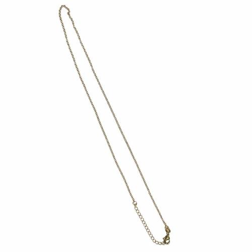 Cadena de collar de cable enlazado de latón, metal, con 5cm extender cadena, diferentes estilos para la opción, color original, 2mm, longitud:aproximado 46 cm, Vendido por UD[