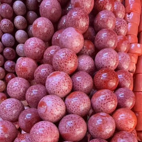 Sea Bamboo Coral Beads, Dyed Bamboo Coral, Round, DIY Approx 38 cm 