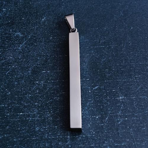 Pendentifs en titane, Acier titane, rectangle, Placage, DIY, plus de couleurs à choisir Vendu par PC[
