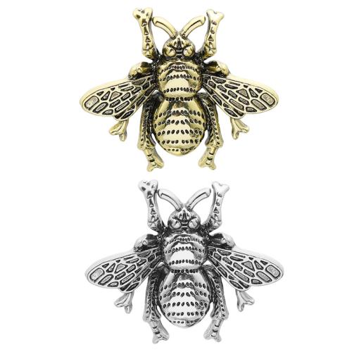Zinc Alloy Brooch, Bee, plated, vintage & for woman 