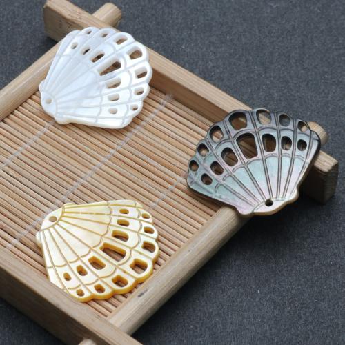 Natural Freshwater Shell Pendants, Carved, DIY & hollow 