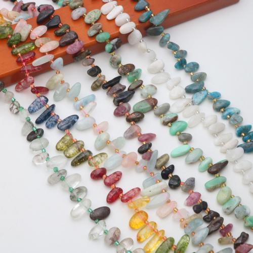 Single Gemstone Beads, Teardrop, polished, DIY Approx 