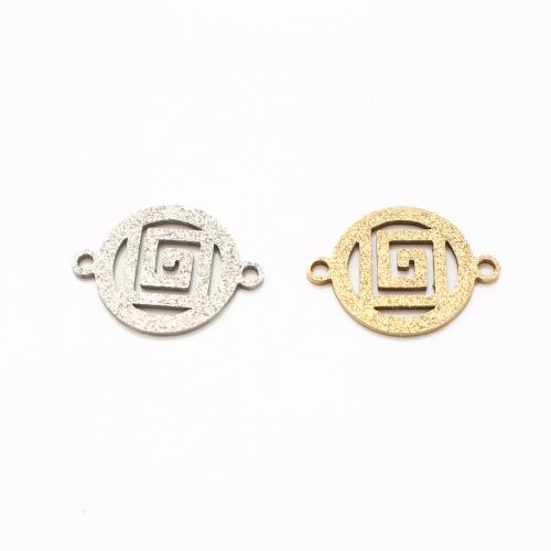 Stainless Steel Charm Connectors, 304 Stainless Steel, plated, DIY & hollow 
