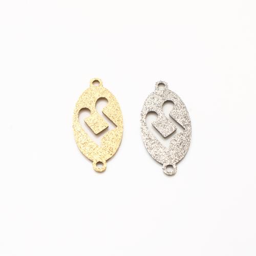 Stainless Steel Charm Connectors, 304 Stainless Steel, plated, DIY & hollow 