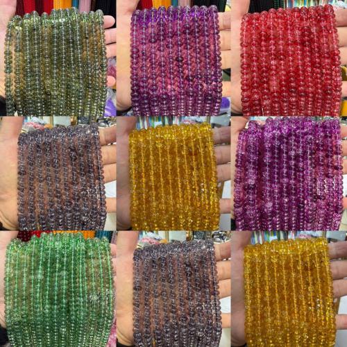 Abacus-shaped crystal beads, polished, DIY Approx 