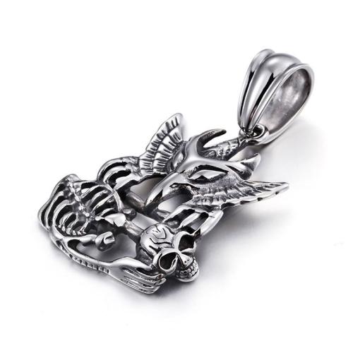 Titanium Steel Pendants, Eagle, DIY, original color 