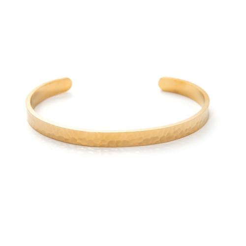 Stainless Steel Cuff Bangles, 304 Stainless Steel, plated, Unisex & hammered Inner Approx 70mm 