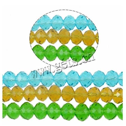 Imitation CRYSTALLIZED™ 5040 Rondelle Beads, Crystal, faceted Approx 1.5mm Approx 22.5 Inch 