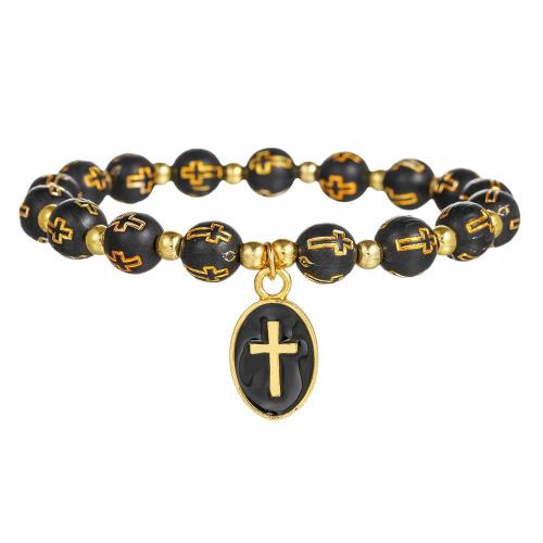 Acrylic Zinc Alloy Bracelets, with Acrylic, gold color plated, fashion jewelry & enamel [