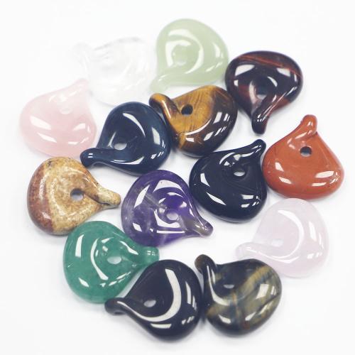 Gemstone Jewelry Pendants, polished, DIY & hollow Approx 2mm 