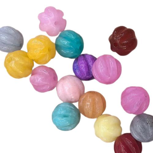 Perles de pierre gemme unique, Citrouille, gravé, DIY, plus de couleurs à choisir, 10mm, Vendu par PC