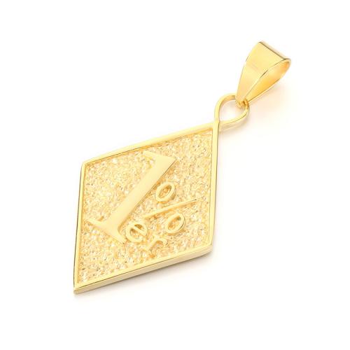 Titanium Steel Pendants, Geometrical Pattern, Vacuum Ion Plating, DIY 