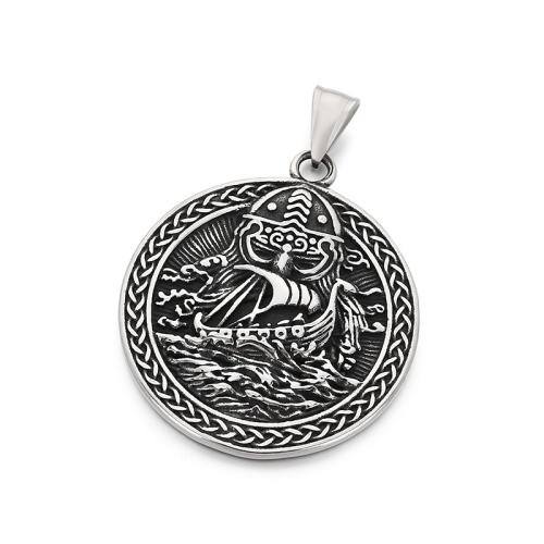 Titanium Steel Pendants, vintage & DIY & enamel, original color 