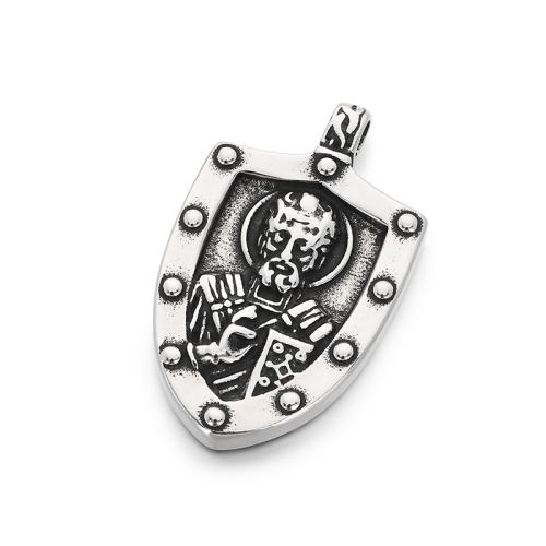 Titanium Steel Pendants, DIY & blacken, original color 