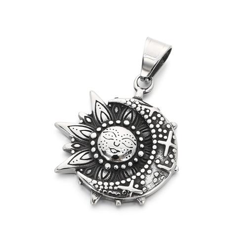 Titanium Steel Pendants, vintage & DIY original color 