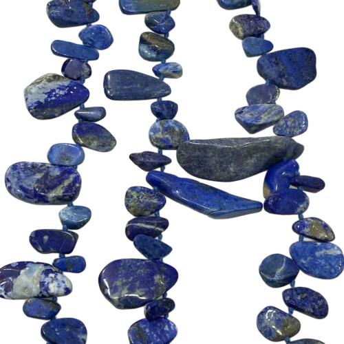 Natural Lapis Lazuli Beads, Nuggets, polished, DIY, beads size 9-25x10-42MM Approx 35-38 cm 