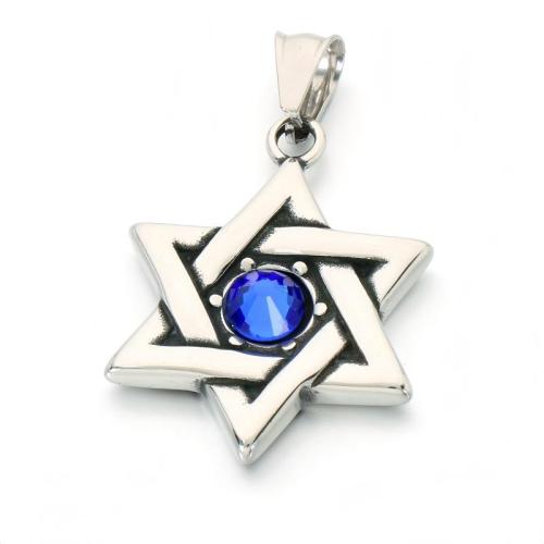 Rhinestone Stainless Steel Pendants, 304 Stainless Steel, vintage & DIY & with rhinestone, original color 