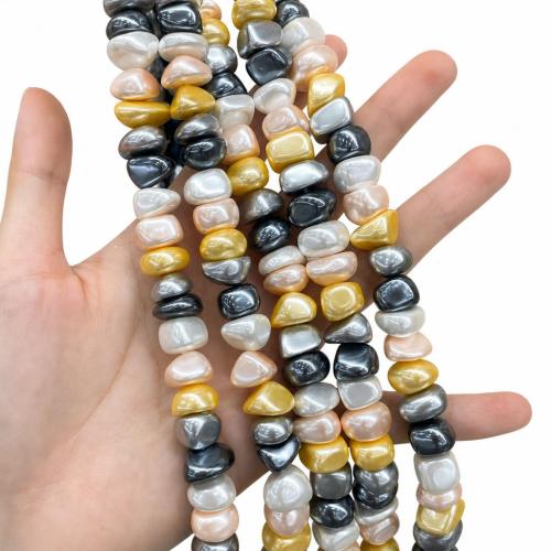South Sea Shell Beads, Shell Pearl, irregular, polished, DIY beads size 8-15mm Approx 38 cm 