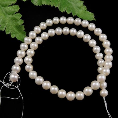 Perles de nacre rondes de culture d'eau douce, perle d'eau douce cultivée, naturel, multiple tailles pour le choix, plus de couleurs à choisir, grade A, 8-9mm Vendu par brin