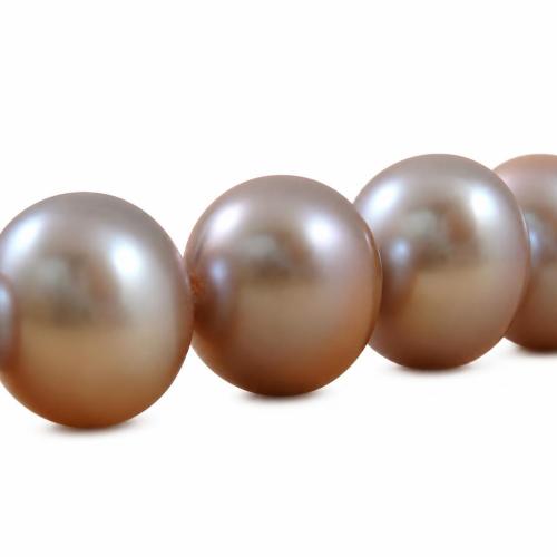 Perles de nacre rondes de culture d'eau douce, perle d'eau douce cultivée, naturel, plus de couleurs à choisir, grade AAA, 9-10mm .5 pouce, Vendu par brin