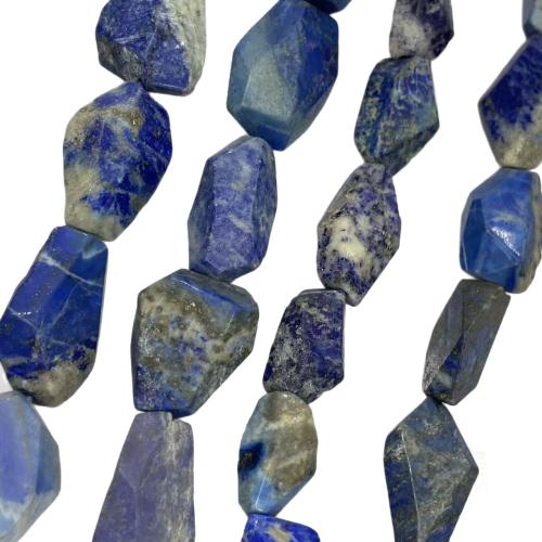 Natural Lapis Lazuli Beads, Nuggets, polished, DIY & faceted, beads size 12-20x18-25MM Approx 35-38 cm 