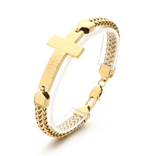 304 Stainless Steel Bracelet, plated, fashion jewelry & for man 