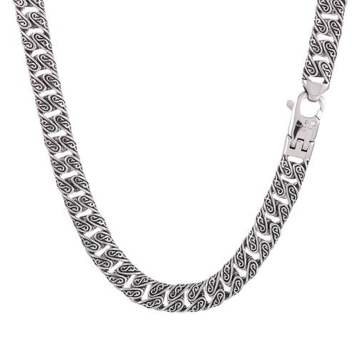 Titanium Steel Bracelet and Necklace, vintage & for man, original color 