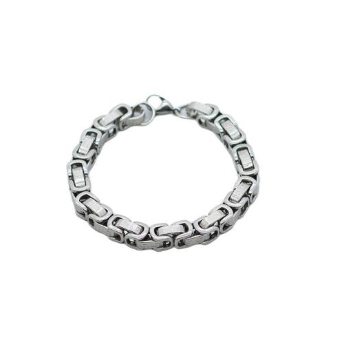304 Stainless Steel Bracelet, plated, fashion jewelry & Unisex 