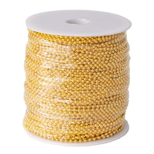 Chaine boule en laiton, Placage, DIY & chaîne à billes, plus de couleurs à choisir Vendu par bobine