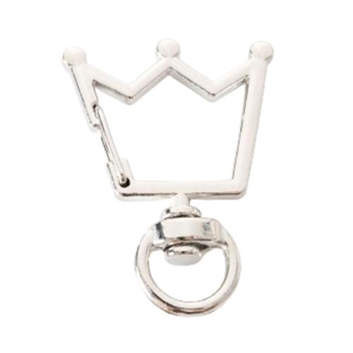Zinc Alloy Key Clasp, plated, 360 Degree Rotating & DIY [