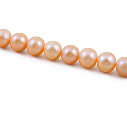 Perles de nacre rondes de culture d'eau douce, perle d'eau douce cultivée, naturel, rose, année AAAA, 12-13mm Environ 0.8mm pouce, Vendu par brin