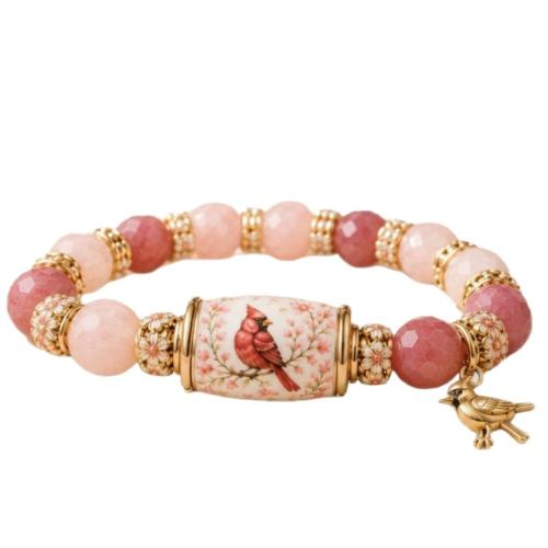 Pierre naturelle bracelet, avec alliage de zinc, fait à la main, bijoux de mode & pour femme, plus de couleurs à choisir Environ 16 cm, Vendu par PC