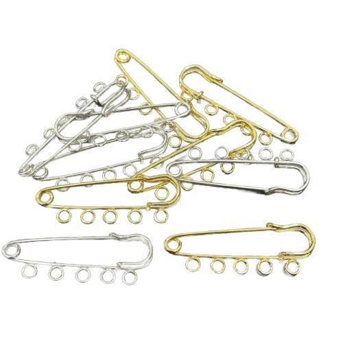 Iron Safety Pin, plated, Unisex 