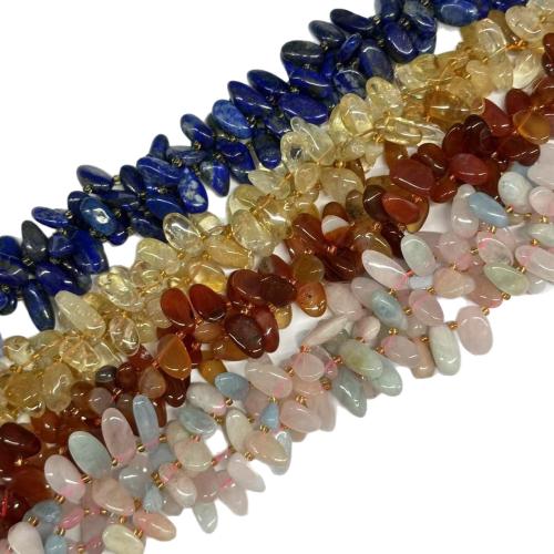 Perles de pierre gemme unique, larme, DIY & différents matériaux pour le choix, beads size 8-15mm, Environ Vendu par brin