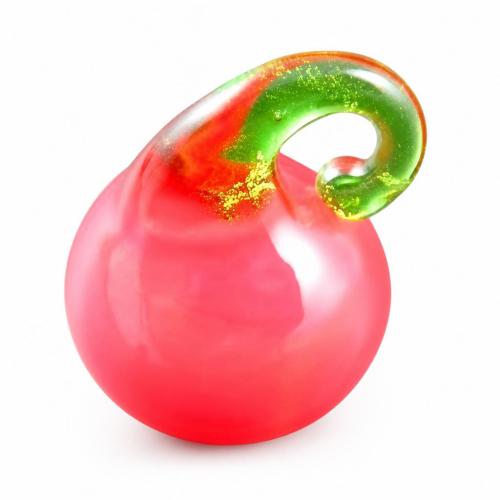 植物ランプワークペンダント, ランプワーク, 野菜, レッド 穴:約 3-5mm, 500パソコン/バッグ, 売り手 バッグ