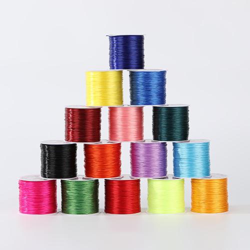 Elastisches Garn, Terylen Schnur, mit Kunststoffspule, keine, 0.5mm, Länge:70 yard, verkauft von PC[