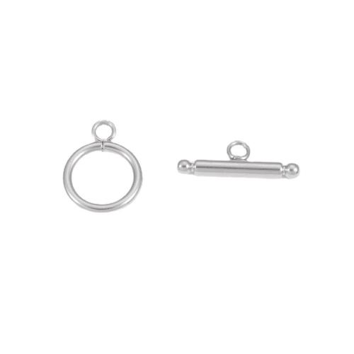 Stainless Steel Toggle Clasps, 304 Stainless Steel, Vacuum Ion Plating, polished & DIY [