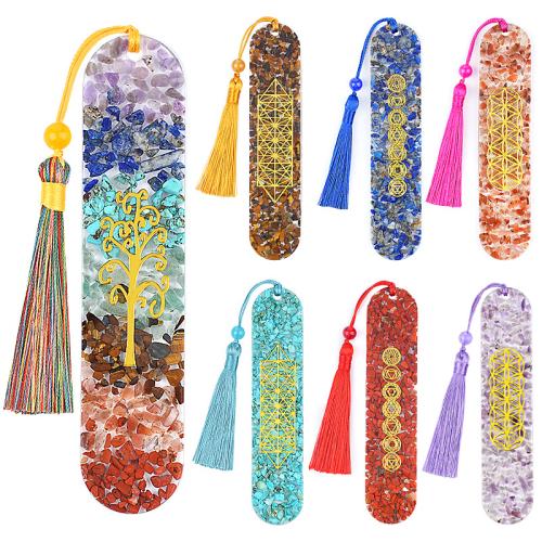 Gemstone Bookmark, with Resin & epoxy gel 