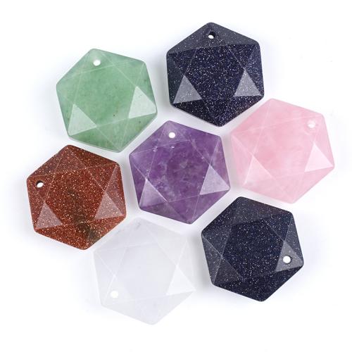 Gemstone Jewelry Pendants, Star of David, DIY & faceted 