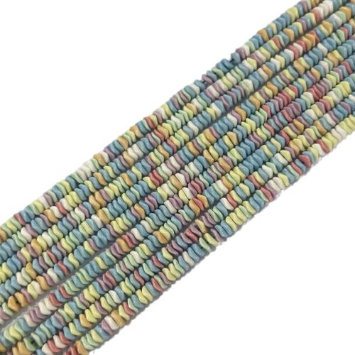 Piedra De Arco Iris, Jaspe de  Arco Irís, oxidación, Bricolaje, más colores para la opción, 6x2mm, agujero:aproximado 1mm, aproximado 175PCs/Sarta, Vendido por Sarta