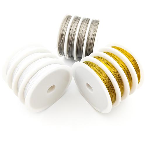 Tiger Tail Wire, plated, DIY 