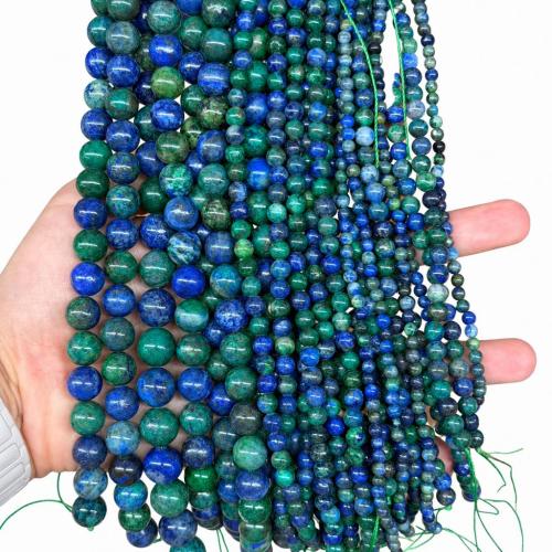 Lapis Lazuli Phenix Beads, Round, DIY Approx 38 cm 
