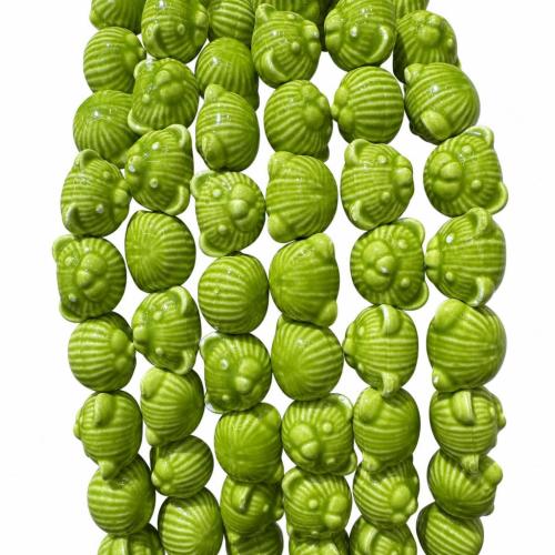 Porcelain Animal Beads, DIY Approx 2.5mm 