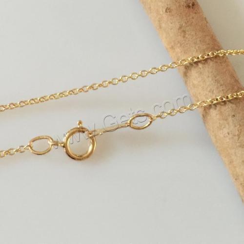 Oro-llenado Cadena para collar, 14K gold-filled & longitud diferente para la opción & cadena oval, Vendido por Sarta