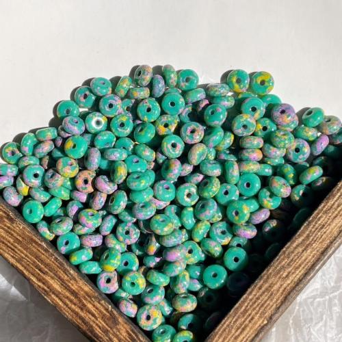 Los granos de cristal plateado, Vidrio, ábaco, Bricolaje, más colores para la opción, 6mm, 450T/Bolsa, Vendido por Bolsa[